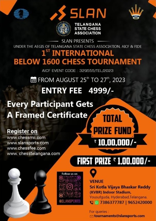 21st Adyar Times FIDE rated Open Chess Tournament – 2023 – Adyar Times